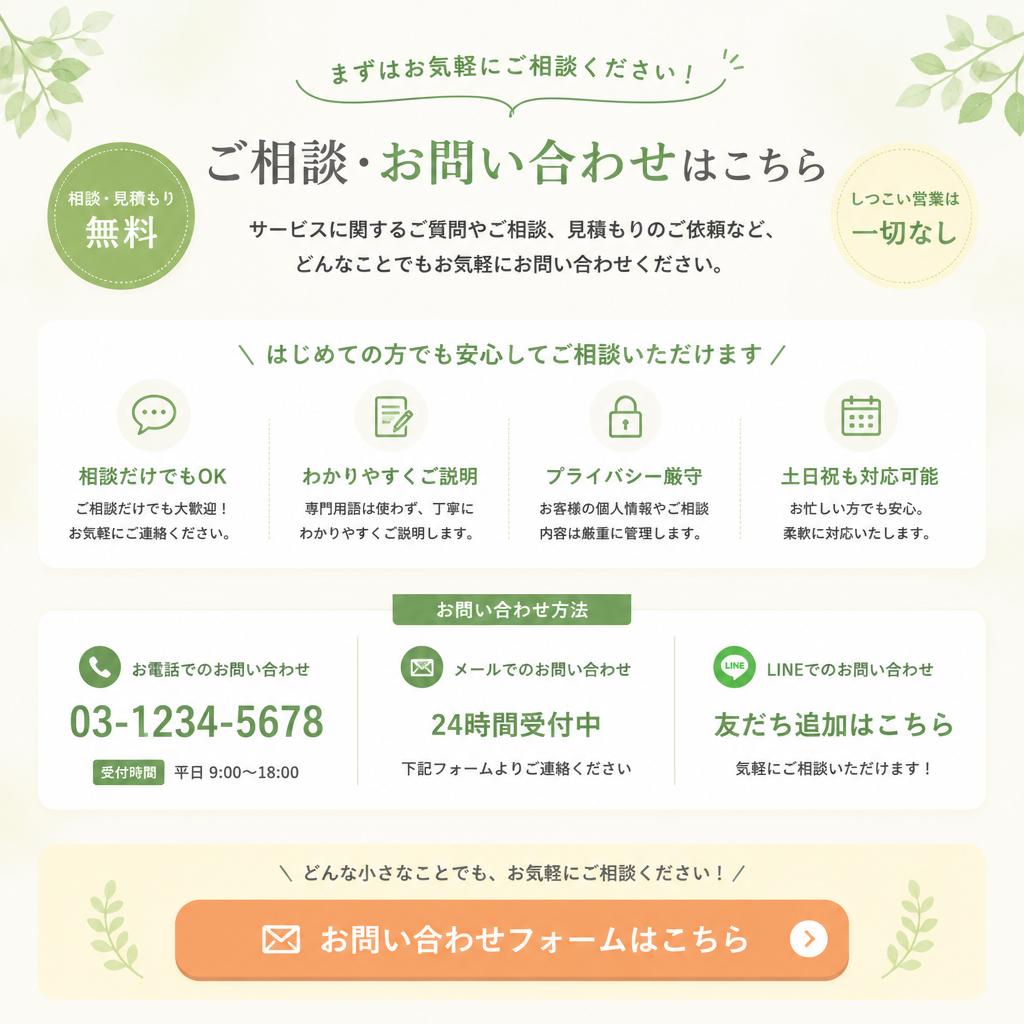 問い合わせ・相談のご案内