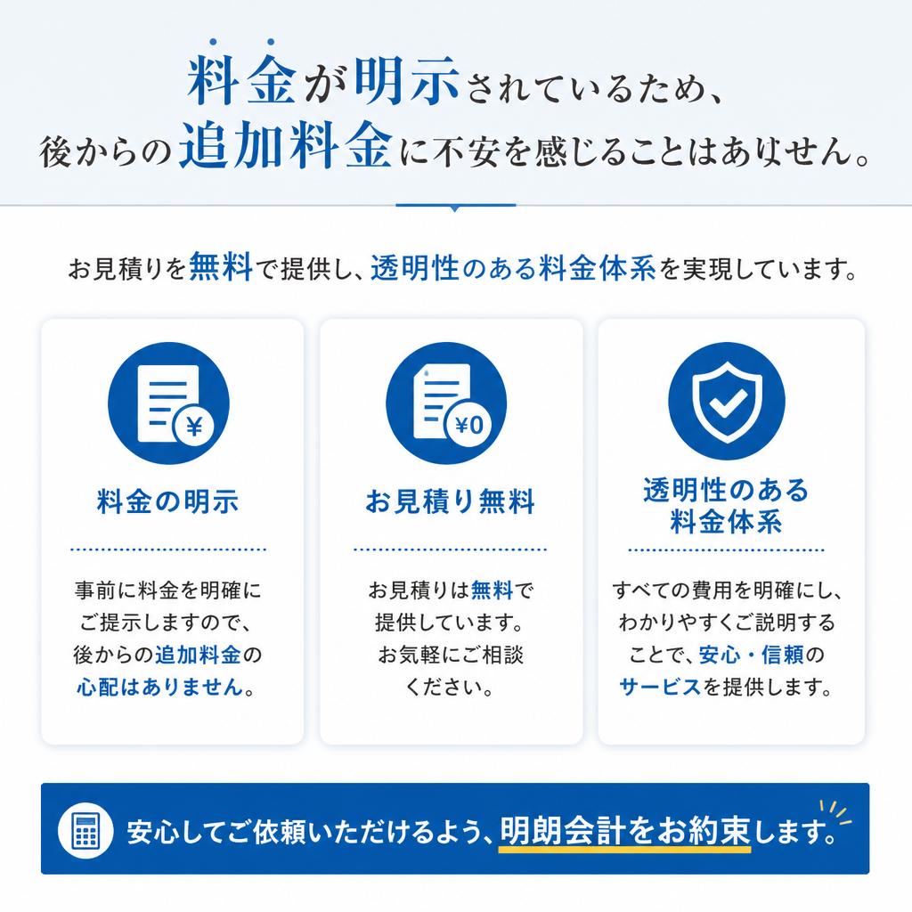 明朗価格で安心のプラン