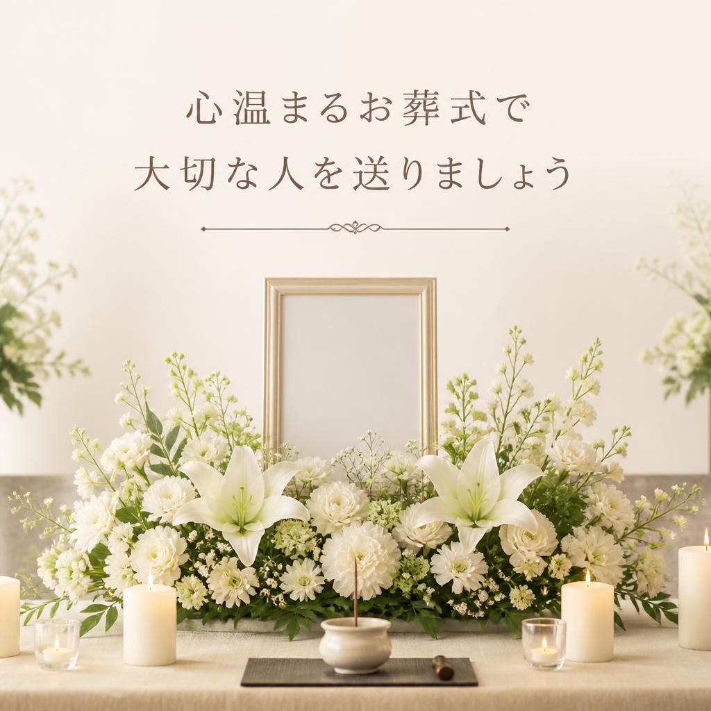 心温まるお葬式で大切な人を送りましょう