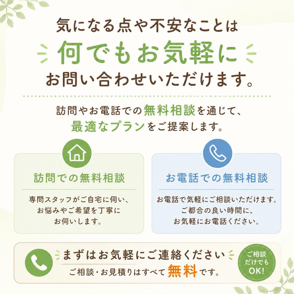 お問い合わせのすすめ