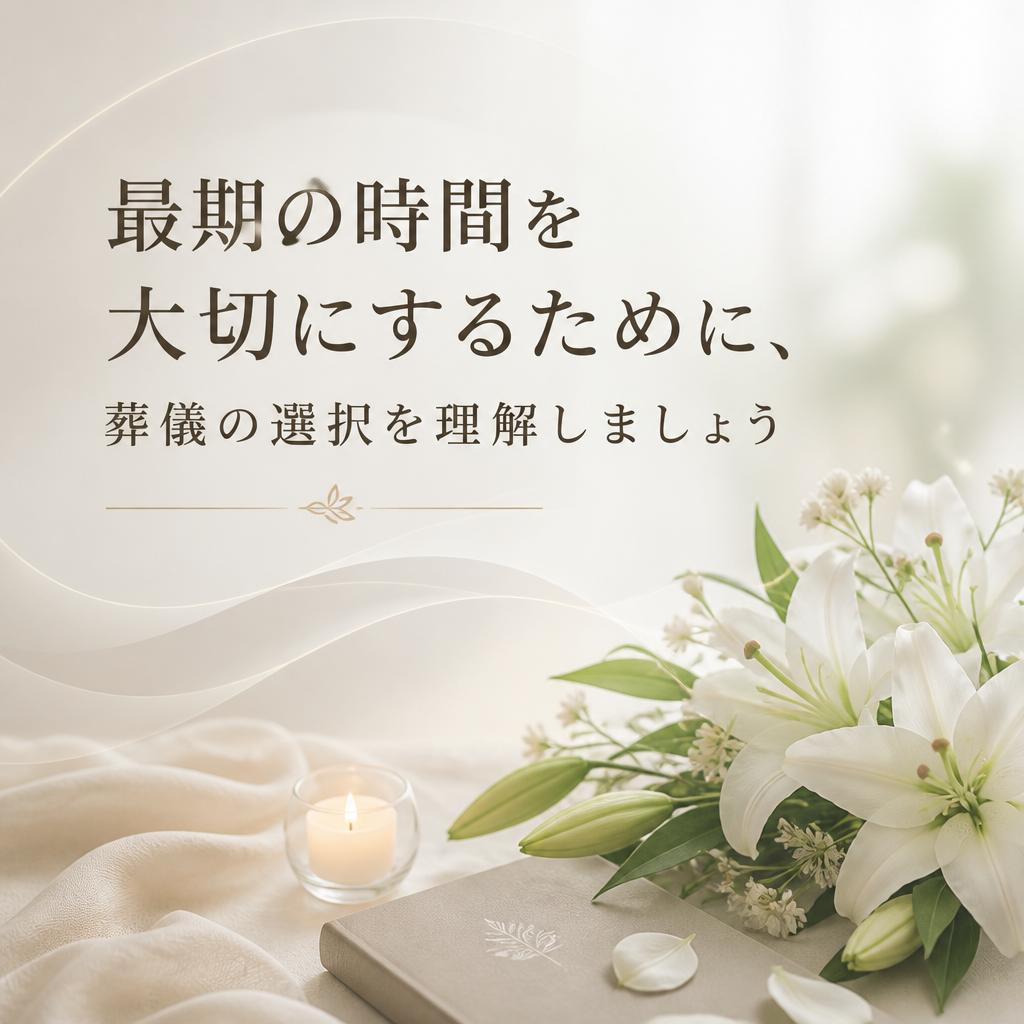 最期の時間を大切にするために、葬儀の選択を理解しましょう