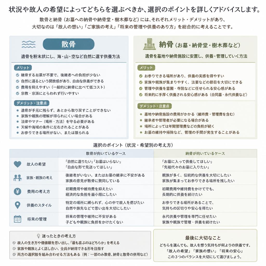 どちらを選ぶべきか？